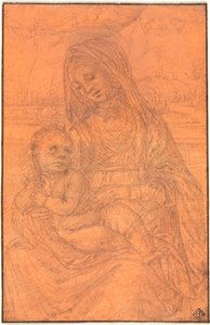 Neitsyt ja lapsi, n. 1510. tekijältä Lorenzo di Credi