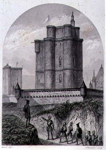 Vincennesin linnoitus, Schroederin kaiverrus (kaiverrus) tekijältä Louis (after) Marckl