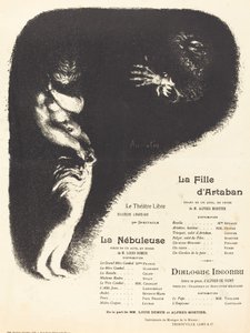 Artabanin tytär, Nebula, Tuntematon vuoropuhelu, 1896. tekijältä Louis Anquetin