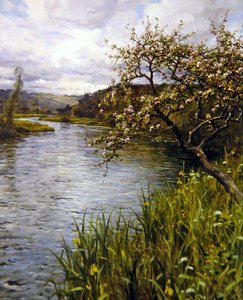 Kevät (öljy kankaalle) tekijältä Louis Aston Knight