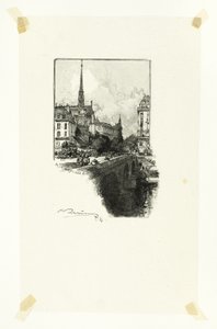Pont Saint-Michel, levy kahdestoista teoksesta Le Long de la Seine et des Boulevards (Le Long de la Seine et des Boulevards)