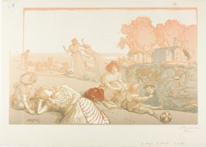 Moderni bukolinen tekijältä Louis Auguste Lepère