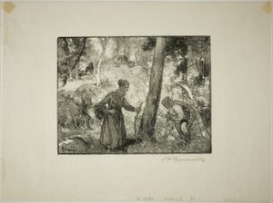 Sienimetsästäjät Rocher Bernardissa