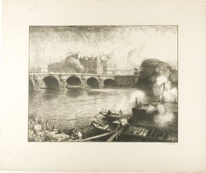 Pont Neuf, Pariisi tekijältä Louis Auguste Lepère