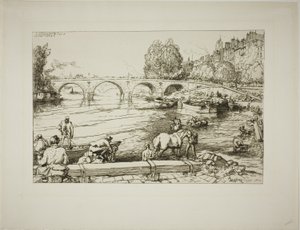Pont Marien juottopaikka tekijältä Louis Auguste Lepère