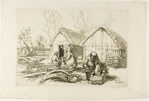 Puunhakkaajan talo tekijältä Louis Auguste Lepère