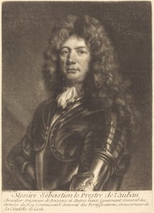 Vaubanin M. Sebastien Le Prestren muotokuva tekijältä Louis Bernard after François de Troy