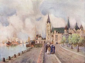 Antwerpen, muinainen linna Steen