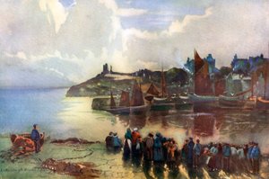 Tenbyn linna ja satama, Pembrokeshire, Wales, 1924-1926