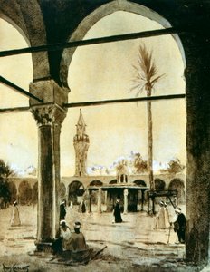 Moskeija, Kairo, Egypti, 1928 tekijältä Louis Cabanes