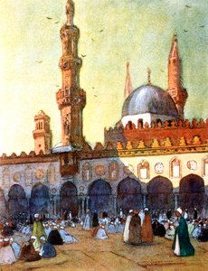 Al-Azharin moskeija, Kairo, Egypti, 1928