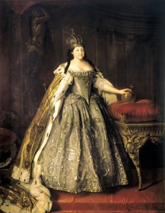 Keisarinna Anna Ioannovnan muotokuva, 1693-1740, 1730.