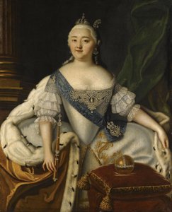 Keisarinna Elisabetin muotokuva 1709-1762 tekijältä Louis Caravaque