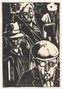 Ohikulkijat (alkuperäinen nimi esineessä) tekijältä Louis Cardinaals (signed by artist)