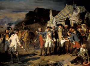 Yorktownin piiritys tekijältä Louis Charles Auguste Couder