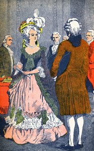 Marie Antoinette ja Augeard tekijältä Louis Charles Bombled