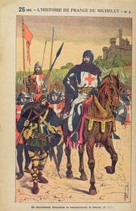 The Departure for the Crusades, kuvitus Jules Michelet