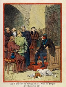 A. Mercierin suuret matkat Hotel de Ville de Parisissa, kuvittanut Louis Bombled (1862-1927): 26. marraskuuta tekijältä Louis Charles Bombled