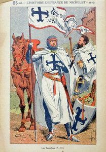 Temppeliritarit, kuvitus Jules Micheletin (1798-1874) "Histoire de Francesta" n. 1900