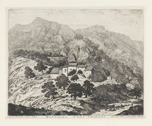 Montalba-le-Château (Frankrijk) Montalba Pyr[eneas]s. orient[ale]s (otsikko esineessä) tekijältä Louis Charles Hora Siccama