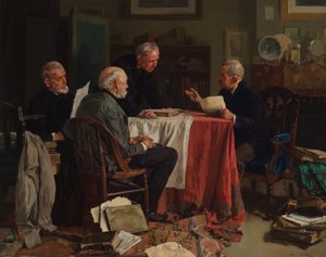 Eri mielipiteitä (Öljy kankaalle) tekijältä Louis Charles Moeller