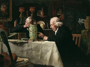 The Connoisseurs (öljy kankaalle)
