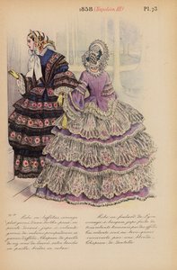 Ranskalainen muoti: III (värillinen kaiverrus).