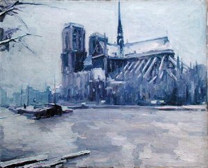 Notre-Dame tulvien aikaan tekijältä Louis Degallaix