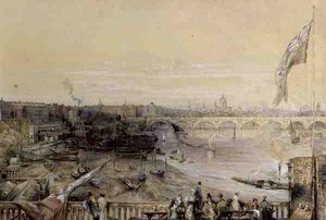 Thames Hungerford Marketista tekijältä Louis Desire Thienon