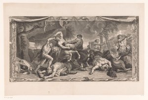 Hercules taistelee kentaureja vastaan Maalauksia Hôtel Lambertista (sarjan nimi) La Galerie de monsieur le Président Lambert edustaja l
