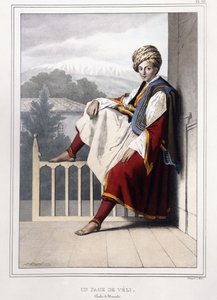 Muotokuva kreikkalaisista ja ottomaanisista näkymistä ja puvuista matkalta Ateenaan ja Konstantinopoliin, 1825 tekijältä Louis Dupré