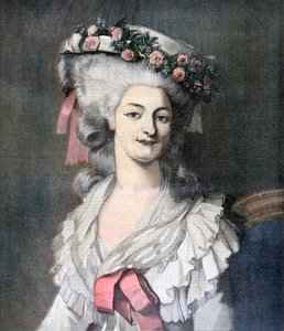 Marie-Louise, Lamballen prinsessa, 1892 tekijältä Louis Edouard Rioult
