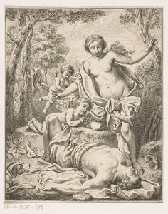 Venus ja Adonis tekijältä Louis Fabritius Dubourg