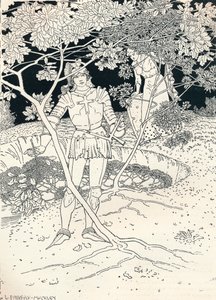 Kuvitus Spensers Faerie Queenelle. Canto II. Jae 30, c1895 tekijältä Louis Fairfax Muckley