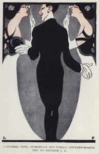 Neuvon sinua, älä esittele naisaikalaisia toisilleen (väri litho)