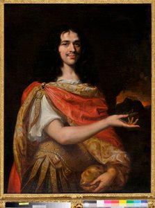 Molieren ryhmän koomikon muotokuva (öljy kankaalle) tekijältä Louis Ferdinand (c.1612 89) Elle
