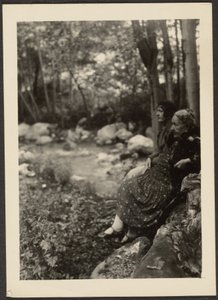 [Florence ja rouva Fleckenstein Forest Streamin varrella] tekijältä Louis Fleckenstein