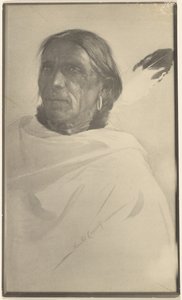 [Valokuva alkuperäisamerikkalaisen maalauksesta (signeerattu Gerald Cassidy)] tekijältä Louis Fleckenstein
