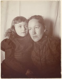 [Naisen ja tytön muotokuva] tekijältä Louis Fleckenstein