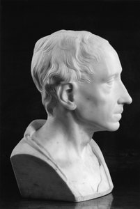 Alexander Popen rintakuva (marmori)