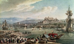 Triesten satama, 1802 (juliste)