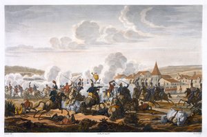 "Preussin prinssi Ludwigin kuolema Saalfeldin taistelussa 10. lokakuuta 1806".
