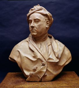 George Frederick Händelin (1685-1759) muotokuva (terrakotta)