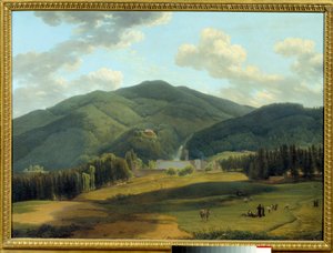 Vallambrosan luostari. Louis Gauffierin (1761-1801) maalaus