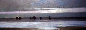 Paluukalastuslaivasto Carbis Baystä, n. 1904 (öljy kankaalle) tekijältä Louis Grier
