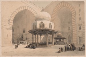 Egypti ja Nubia, osa III, nro 8: Sulttaani Hassanin moskeija, Kairo tekijältä Louis Haghe