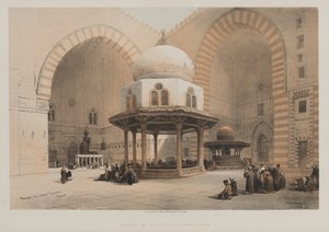 Egypti ja Nubia, osa III, nro 8: Sulttaani Hassanin moskeija, Kairo tekijältä Louis Haghe