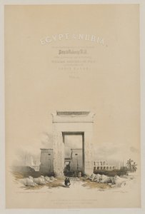 Egypti ja Nubia: Frontispiece Volume V, 1849. tekijältä Louis Haghe