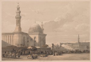 Egypti ja Nubia: Osa III - nro 38, Sulttaani Hassanin moskeija Rameylehin suurelta aukiolta tekijältä Louis Haghe