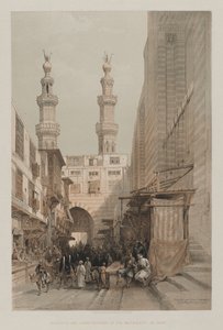 Egypti ja Nubia, Volume III: Minareets, and Grand Entrance of the Metwaleys, Kairo, 1848.